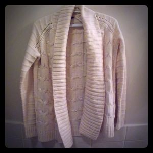 Size XS talbots cream cardigan